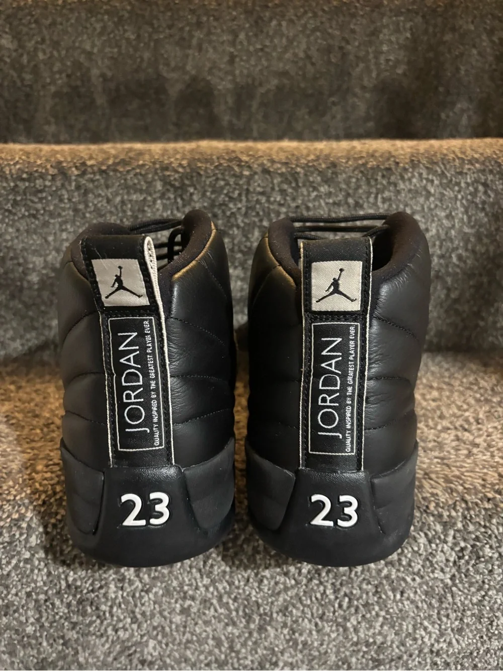 Nike Air Jordan 12 Retro The Master Size 12 Black White & Gold excellent care